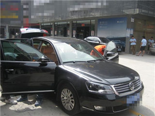 上海大众帕萨特隔音案例-西安车乐汇汽车音响改装基地